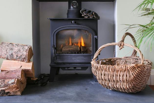 log burner installation